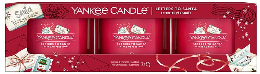 Duftende Minikerze im Glas - Yankee Candle Letters to Santa Filled Votive — Bild N2