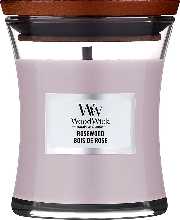 Duftkerze im Glas Rosewood - WoodWick Hourglass Candle Rosewood — Bild N1