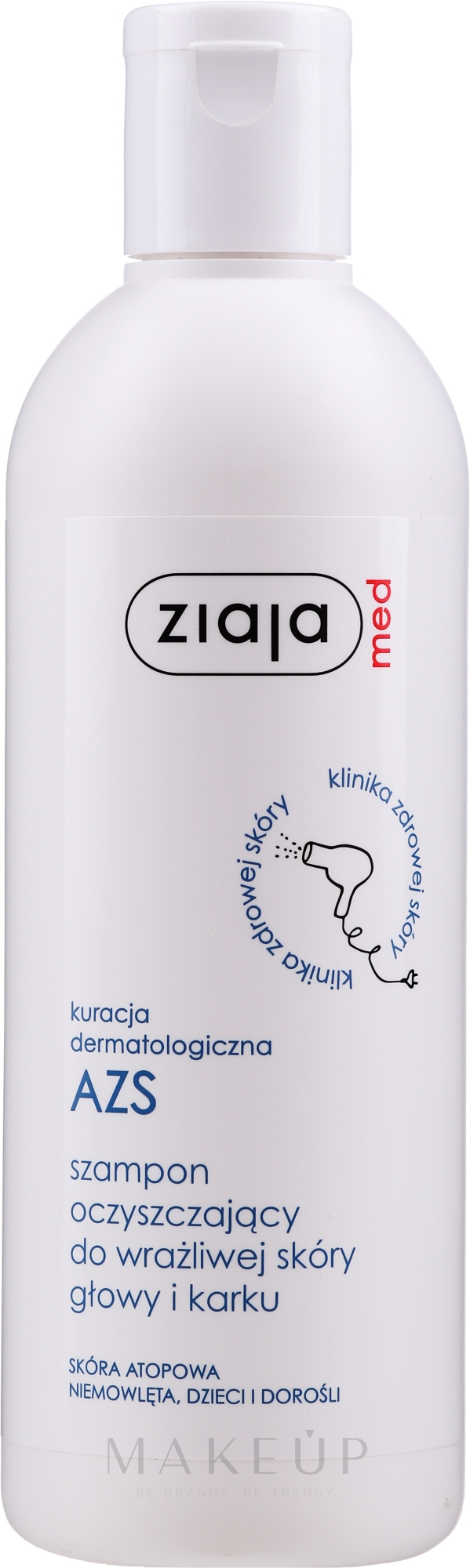 Reinigungsshampoo - Ziaja Med Cleansing Shampoo For Sensitive Scalp And Neck — Bild 300 ml