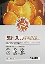 Tuchmaske für das Gesicht - Enough Rich Gold Intensive Pro Nourishing Mask Pack — Bild N1