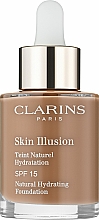 Düfte, Parfümerie und Kosmetik Feuchtigkeitsspendende Foundation - Clarins Skin Illusion Foundation SPF 15