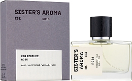 Düfte, Parfümerie und Kosmetik Autolufterfrischer - Sister's Aroma Car Perfume Rose
