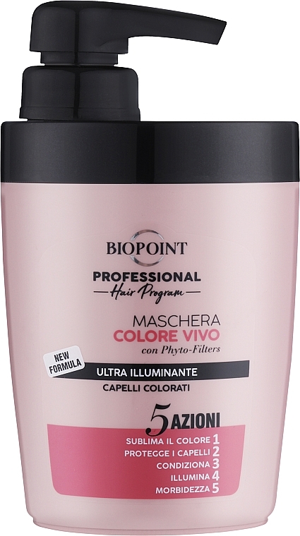 Maske für coloriertes Haar Farbverbesserung - Biopoint Color Live Maschera — Bild N1