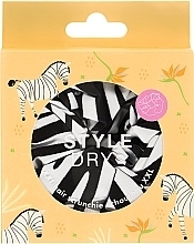 Haargummi Zebra - Styledry XXL Scrunchie Dazzle Of Zebras — Bild N2