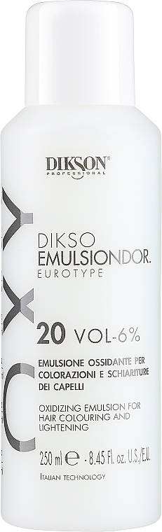 Cremiges Oxidationsmittel 6% - Dikson Tec Emulsion Eurotype — Bild N1