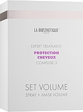 Düfte, Parfümerie und Kosmetik Haarpflegeset - La Biosthetique Protection Couleur Volume (Haarspray 50ml + Haarmaske 100ml)