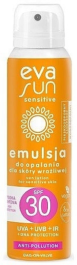 Sonnenschutzemulsion für empfindliche Haut - Eva Natura Sun Sensitive Emulsion SPF30 — Bild N1