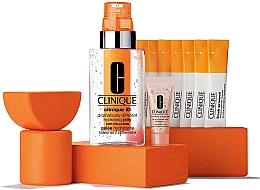 Düfte, Parfümerie und Kosmetik Set - Clinique X-mas Set (jelly/115ml + conc/10ml + cleanser/7x0.5g + eye/gel/5ml)