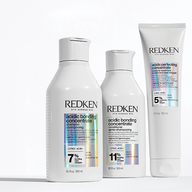 Intensiv pflegendes und reparierendes Shampoo mit Zitronensäure für gefärbtes Haar - Redken Acidic Bonding Concentrate Shampoo — Bild N5