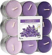 Teekerze Lavendel 18 St. - Bispol Lavender Scented Candles — Bild N1