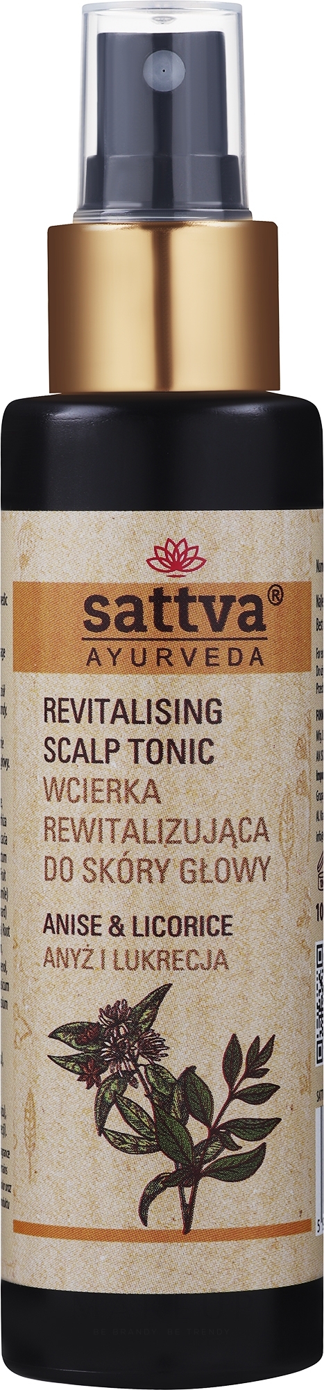 Revitalisierendes Kopfhauttonikum mit Anis und Lakritz - Sattva Ayurveda Revitalising Scalp Tonic — Bild 100 ml