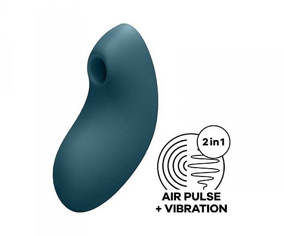 Vakuum-Klitoris-Stimulator türkis - Satisfyer Air Pulse Vulva Lover 2 Stimulator + Vibration  — Bild N2