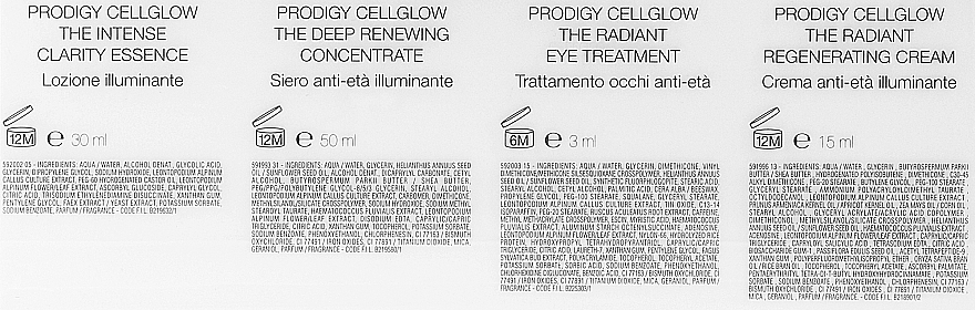 Gesichtspflegeset - Helena Rubinstein Prodigy Cellglow (conc/50ml + essence/30ml + balm/3ml + cr/15ml + pouch) — Bild N3
