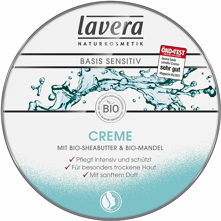 Intensiv pflegende und schützende Creme für besonders trockene Haut - Lavera All-Round Cream