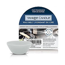 Düfte, Parfümerie und Kosmetik Aromatisches Wachs - Yankee Candle Wax Melt Smoked Vanilla & Cashmere