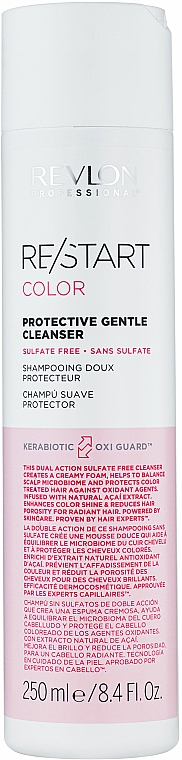 Sulfatfreies Shampoo mit natürlichem Açaí-Extrakt - Revlon Professional Restart Color Protective Gentle Cleanser — Bild N1