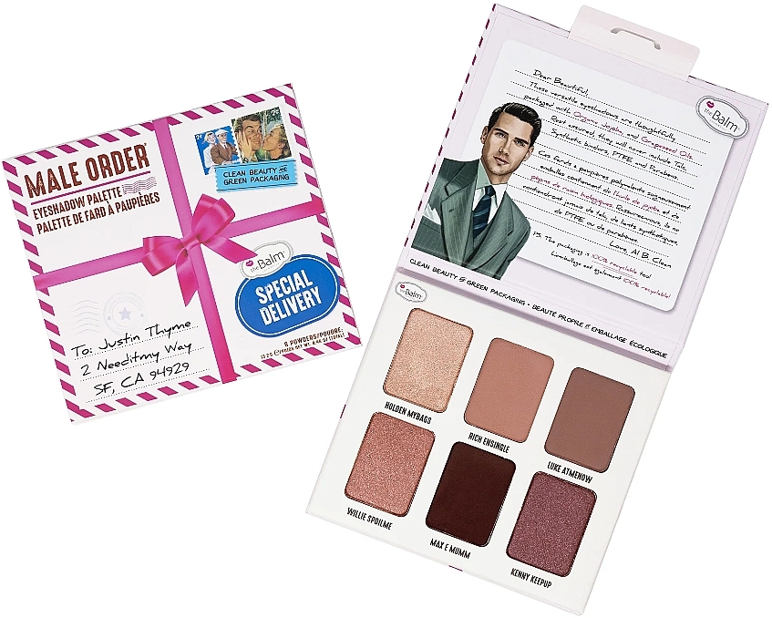 Lidschatten-Palette - theBalm Male Order Special Delivery Palette  — Bild N3