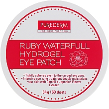 Hydrogel-Augenpatches mit Granatapfelextrakt - Purederm Ruby Waterfull Hydrogel Eye Patch — Bild N3