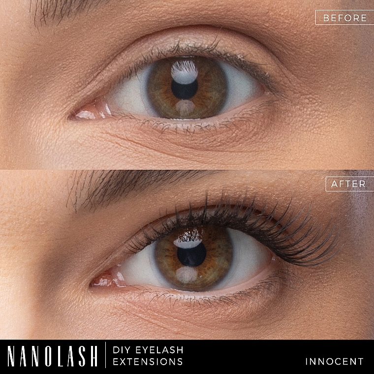 Künstliche Wimpern - Nanolash Diy Eyelash Extensions Innocent — Bild N16