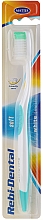 Düfte, Parfümerie und Kosmetik Zahnbürste weich Rebi-Dental M46 weiß-türkis - Mattes