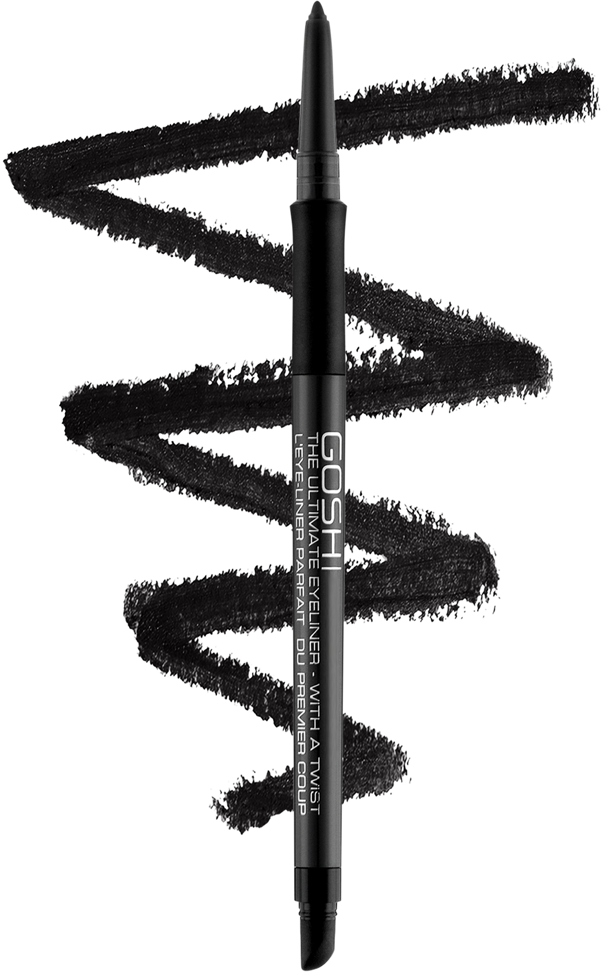 Kajalstift - Gosh Ultimate Eyeliner With A Twist — Bild 01 - Back In Black