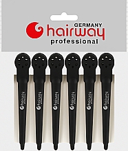 Karbon-Haarspange 100 mm - Hairway Hairclips — Foto N1