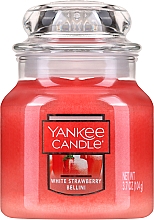 Düfte, Parfümerie und Kosmetik Duftkerze im Glas Weiße Erdbeer-Bellini - Yankee Candle White Strawberry Bellini