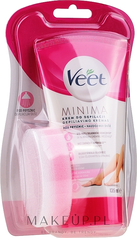 GESCHENK! Enthaarungscreme für unter der Dusche für normale Haut - Veet In Shower Hair Removal Cream Normal Skin — Bild N1