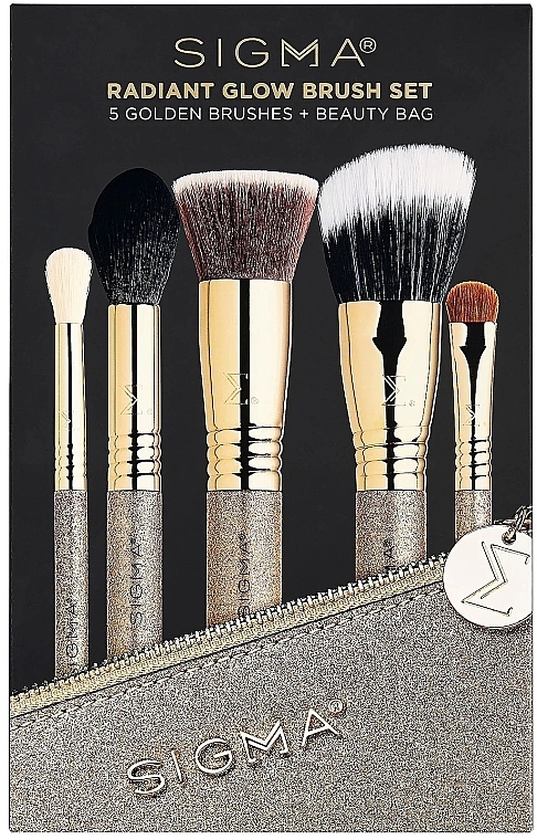 Make-up Pinselset 5 St. - Sigma Beauty Radiant Glow Brush Set — Bild N1