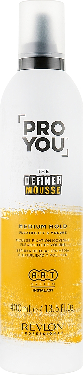 Haarmousse für mehr Volumen und Flexibilität Mittlerer Halt - Revlon Professional Pro You The Definer Mousse Medium Hold — Bild N1