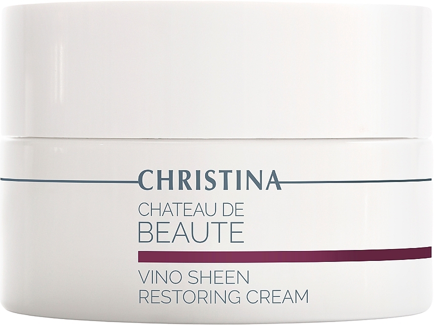 Wiederherstellende Gesichtscreme mit Weintraubenextrakt - Christina Chateau de Beaute Vino Sheen Restoring Cream — Bild N1