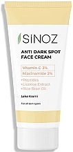 Gesichtscreme gegen Pigmentflecken - Sinoz Anti Dark Spot Face Cream  — Bild N1