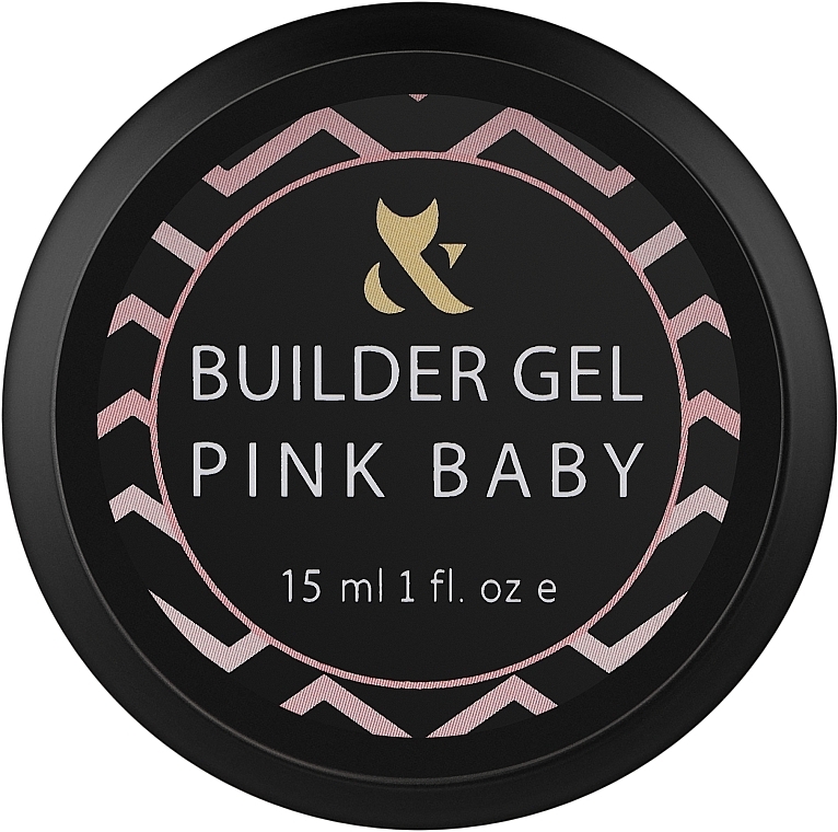 Aufbau-Nagelgel rosa - F.O.X Builder Gel Pink Baby