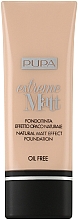 Düfte, Parfümerie und Kosmetik Mattierende Foundation LSF 10 - Pupa Extreme Matt Effect Foundation SPF 10