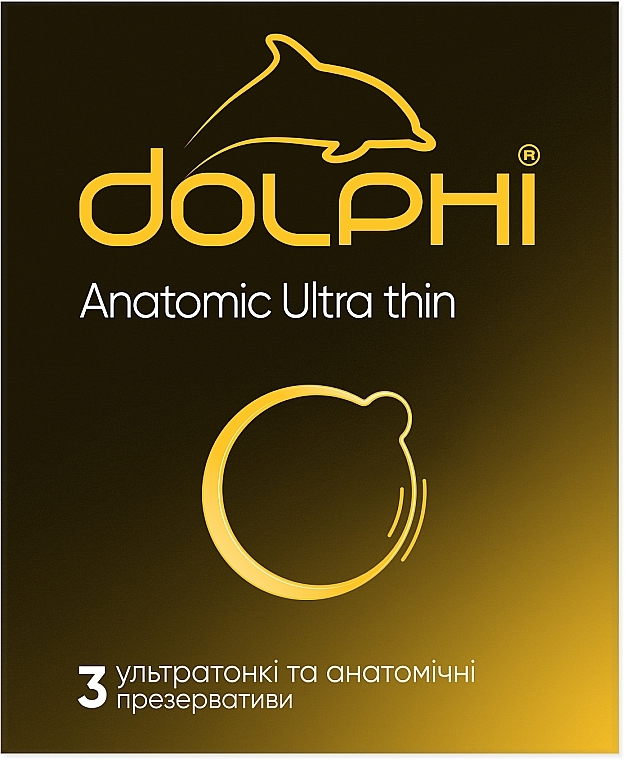 Kondomen Anatomic Ultra Thin 3 St. - Dolphi — Bild N1