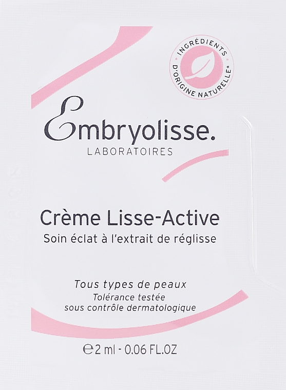 GESCHENK! Aktive Glättungscreme - Embryolisse Laboratoires Smooth-Active Cream (Probe)  — Bild N1