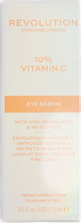 Augenserum - Revolution Skincare 10% Vitamin C Illuminating Eye Contour Serum — Bild N2