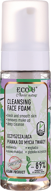 Reinigender Gesichtsschaum zum Abschminken - Eco U Cleansing Face Foam — Bild N1