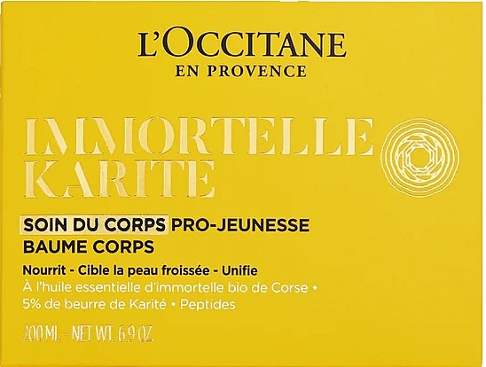 Körperbalsam - L'Occitane Immortelle Karite Pro-Youth Body Care Body Balm — Bild N1