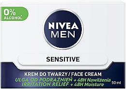 Intensiv feuchtigkeitsspendende Gesichtscreme für Männer - Nivea Intensively Moisturizing Cream Men Sensitive Skin — Bild N1