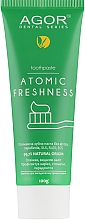 Düfte, Parfümerie und Kosmetik Erfrischende Zahnpasta - Agor Atomic Freshness