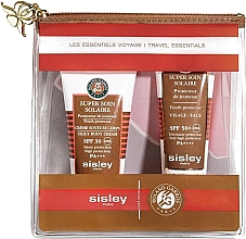 Gesichts- und Körperpflegeset - Sisley Travel Essentials (Sonnenschutzcreme für das Gesicht SPF50 40ml + Sonnenschutzcreme für den Körper SPF30 50ml + Kosmetiktasche) — Bild N1