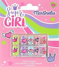 Düfte, Parfümerie und Kosmetik Künstliche Nägel für Kinder - Martinelia Super Girl Press-On Nail Set