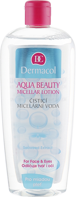 Mizellen-Reinigungslotion für junge Haut mit Gurkenextrakt - Dermacol Aqua Beauty Micellar Lotion — Bild N1