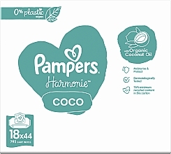 Feuchttücher für Babys 18x44 St. - Pampers Harmonie Coco Baby Wipes — Bild N2