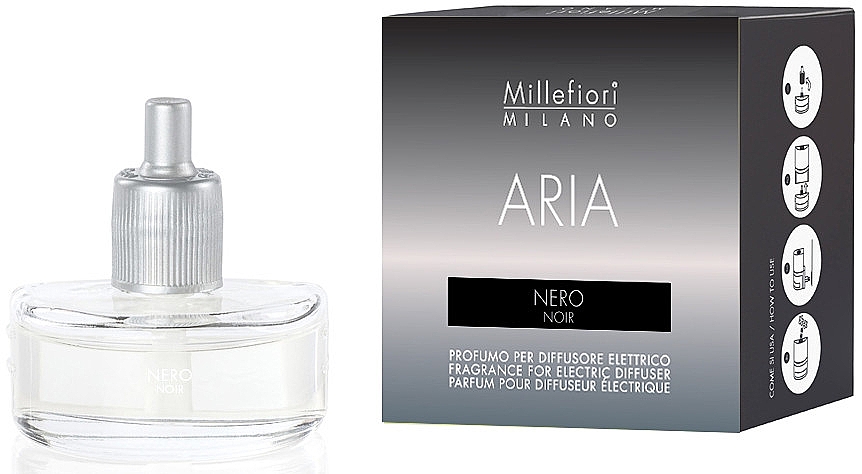 Nachfüller für Lufterfrischer - Millefiori Milano Aria Nero Refill (Refill)  — Bild N1