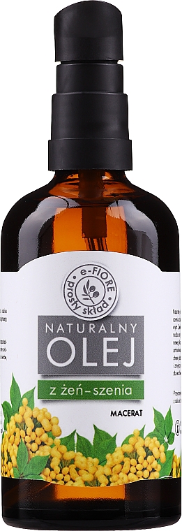 Natürliches kaltgepresstes Reisöl - E-Flore Natural Ginseng Oil — Bild N1