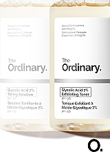 The Ordinary Glycolic Acid 7% Exfoliating Toner - Erneuerndes Gesichtstonikum mit 7% Glykolsäure — Bild N5