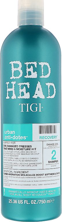 Feuchtigkeitsspendendes Shampoo für trockenes, strapaziertes Haar - Tigi Bed Head Urban Anti+Dotes Recovery Shampoo — Bild N3