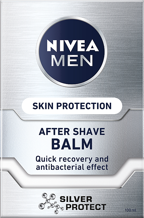 After Shave Balsam "Silver Protect" - Nivea For Men Silver Protect After Shave Balm 